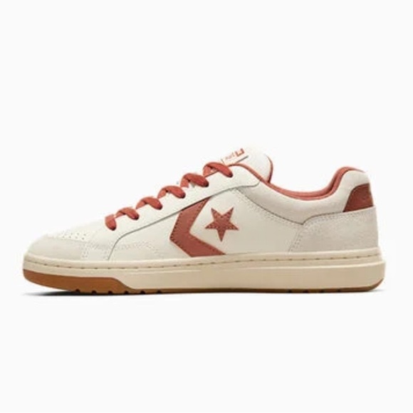 Converse Pro Blaze Classic Leather & Suede sneakers egret in a nutshell  8.5 NWT - Picture 4 of 10